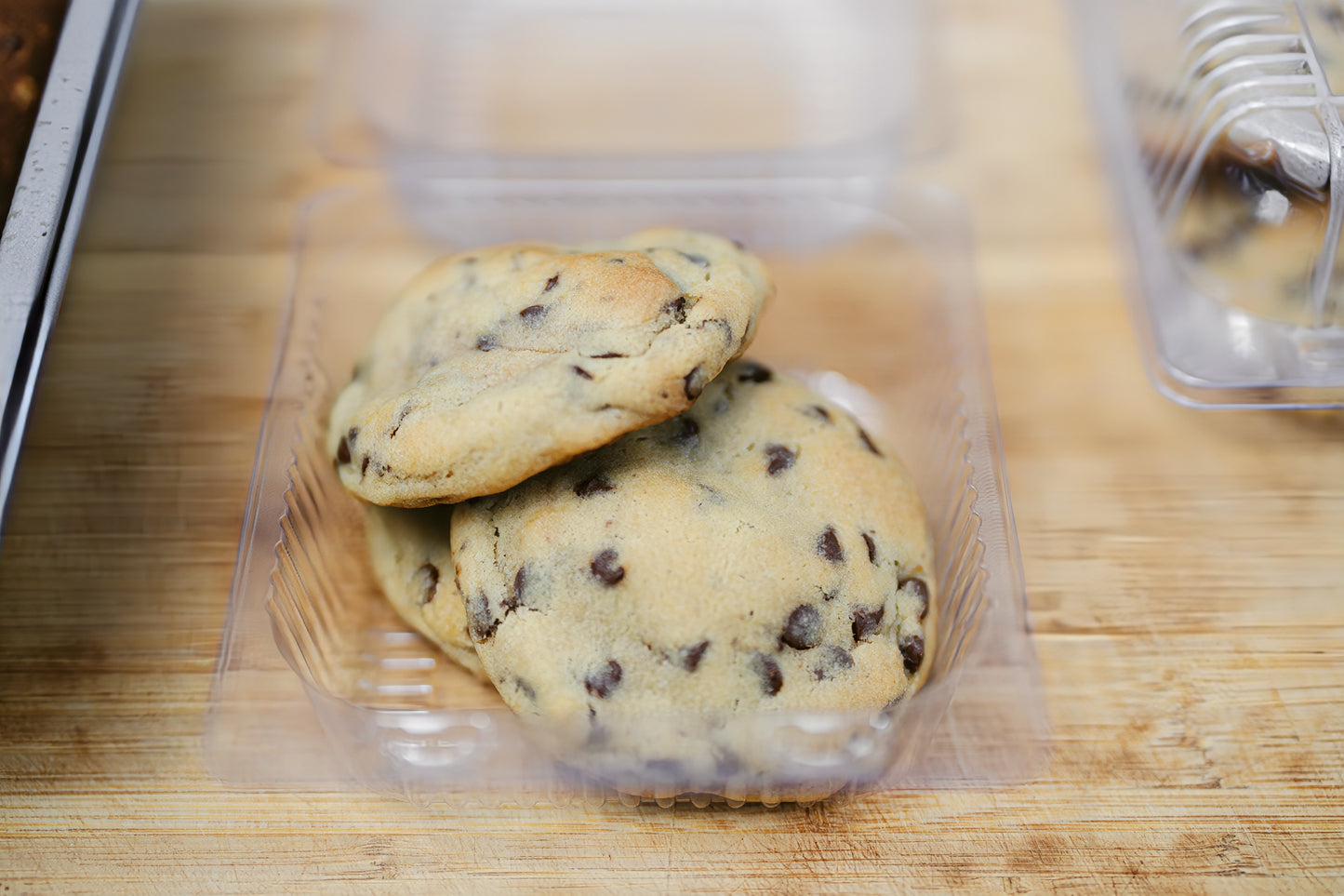 6 Cream Cheese Filled Chocolate Chip Cookies